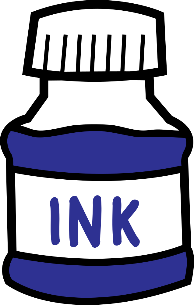 OnlineLabels Clip Art - Ink Bottle